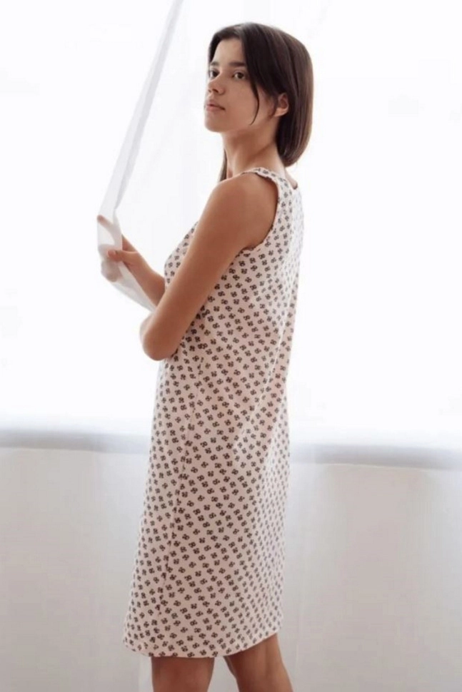 Сорочка ноч жен,60129,3s-054(розовый,роз-св,,розочки), (48-170)