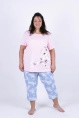 Пижама жен,в206358,-(св.розовый+голубое таити,роз-св,гол,бел веточки цветы), (68-170,176)