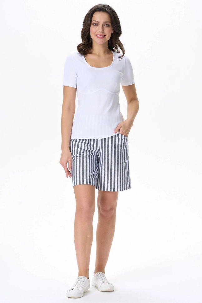 Шорты жен,b0341,b0341-s50.3s09(синий,син,,полос), (44-164)