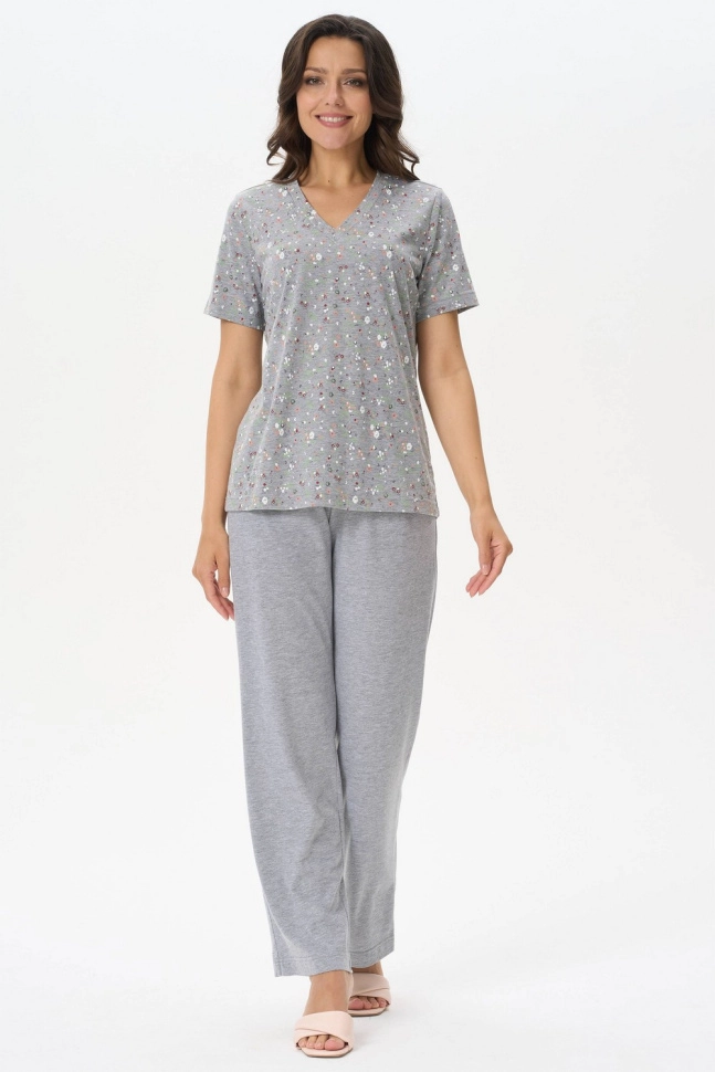 Брюки жен,b2390,b2390-o90.3f15(серый,сермел-св,,), (48-164)