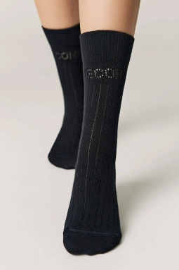 Носки жен,22с-27сп,624(черный,чер,,), (23-25)