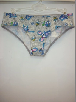 Трусы жен,s4828,s4828/10(меланж с рис. 127,сермел,-,гол звери), (42)