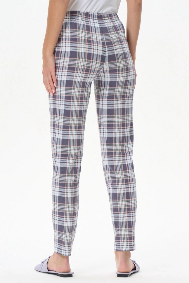 Брюки жен,b0162,b0162-c90.4s03(серый,сер-т,,бел клетка), (46-164)