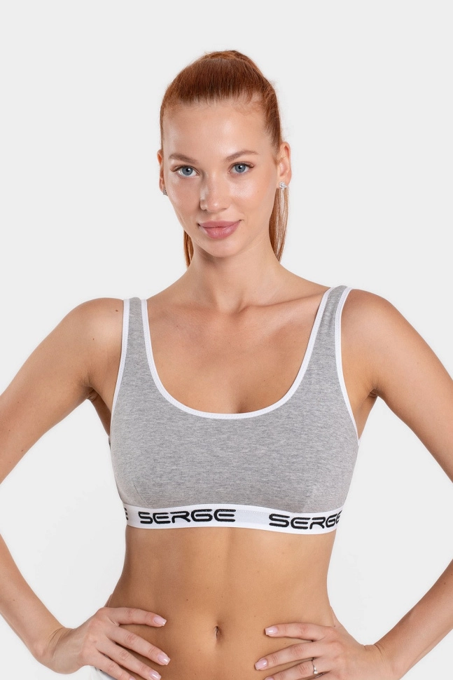 Бюстье жен,s1023,s1023/37(серый меланж,сермел,,), (50-170)