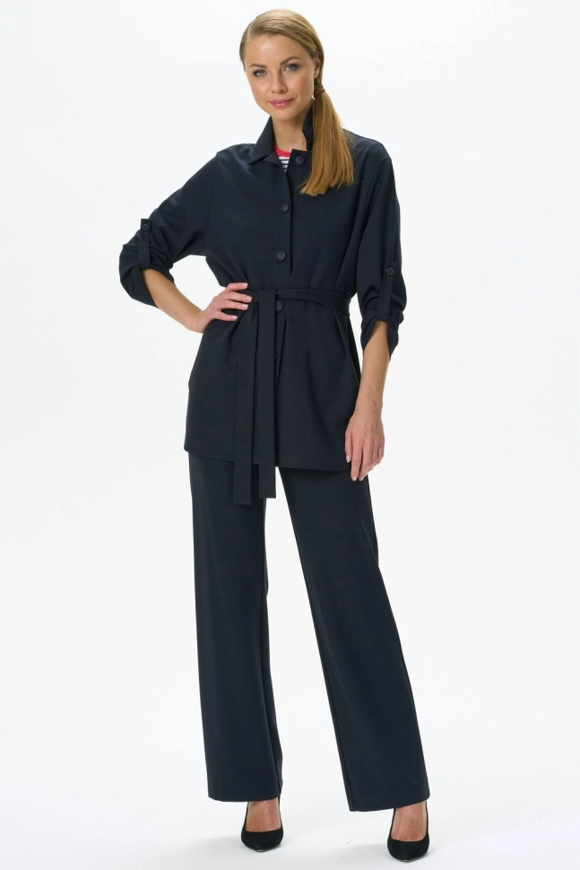 Жакет жен,f1040,f1040-o59.3f02(тёмно-синий,син-т,,), (44-164)