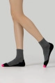 Носки жен,25338c,1010(серый меланж,сермел,чер,), (23-25)