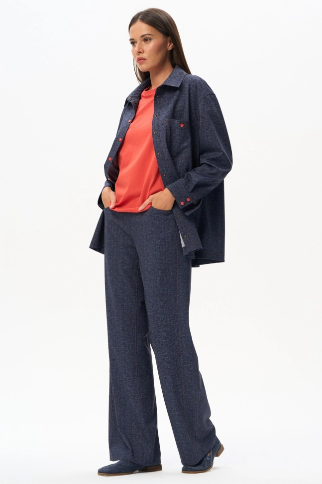 Жакет жен,j1240,j1240-d50.6s03(синий,синмел,,красн кнопки), (44-164)