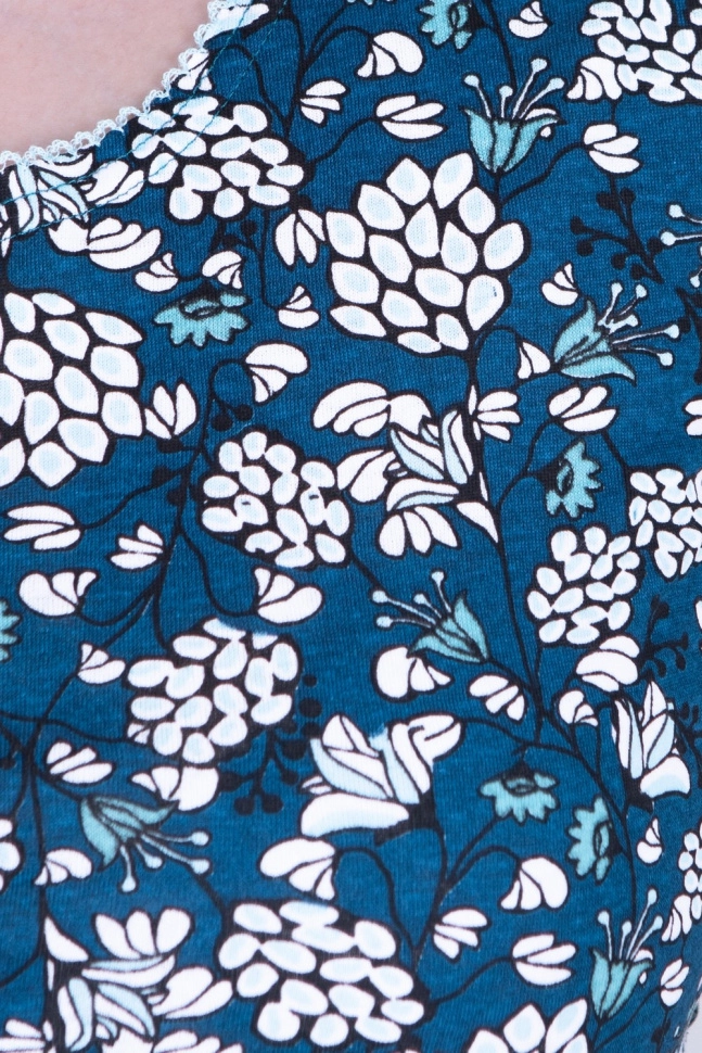 Майка жен,в105260,-(вертикальная аллея синяя,волна,,), (48-158,164)