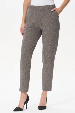 Брюки жен,b1061,b1061-m93.3f10(серо-бежевый,коричмел,,), (48-164)