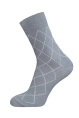 Носки муж,б2224,017(св.серый,сер-св,,факт ромбы), (25)