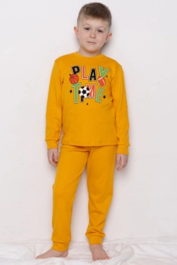 Пижама мал,85089,6h-335.1169(желтый,жел,,play time), (28-104)