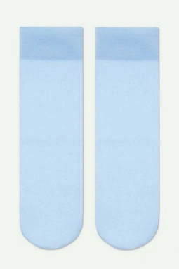 Носки жен,21с-84сп,-(light blue,гол,,люрекс), (23-25)