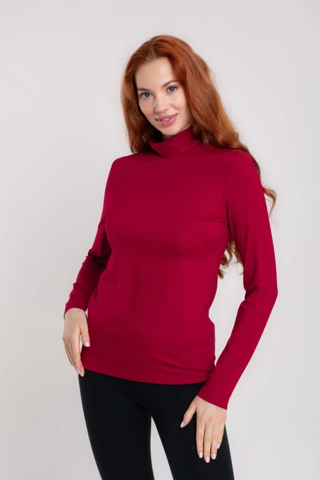 Джемпер жен,s9133,s9133/100(тёмно-красный,бордо,,), (46-170,176)