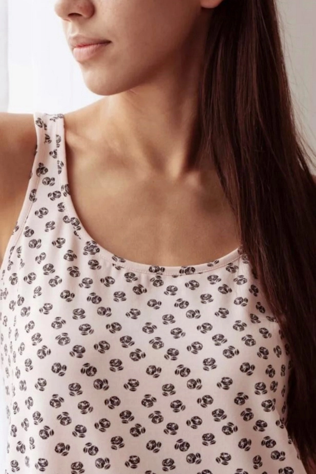 Сорочка ноч жен,60129,3s-054(розовый,роз-св,,розочки), (48-170)