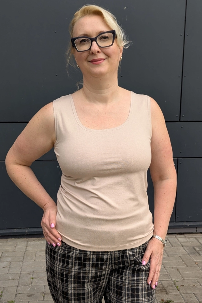 Майка жен,а1067,а10670402(св.бежевый,беж,-,), (46-158,164)