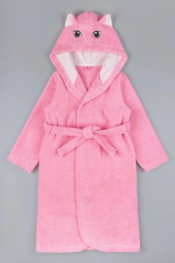 Халат дев,0839,-(розовый, кошка,роз-св,,кошка), (28-104,110)