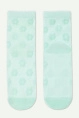Носки жен,23с-17сп,548(бледно-бирюзовый,лазур,,цветы), (25-27)