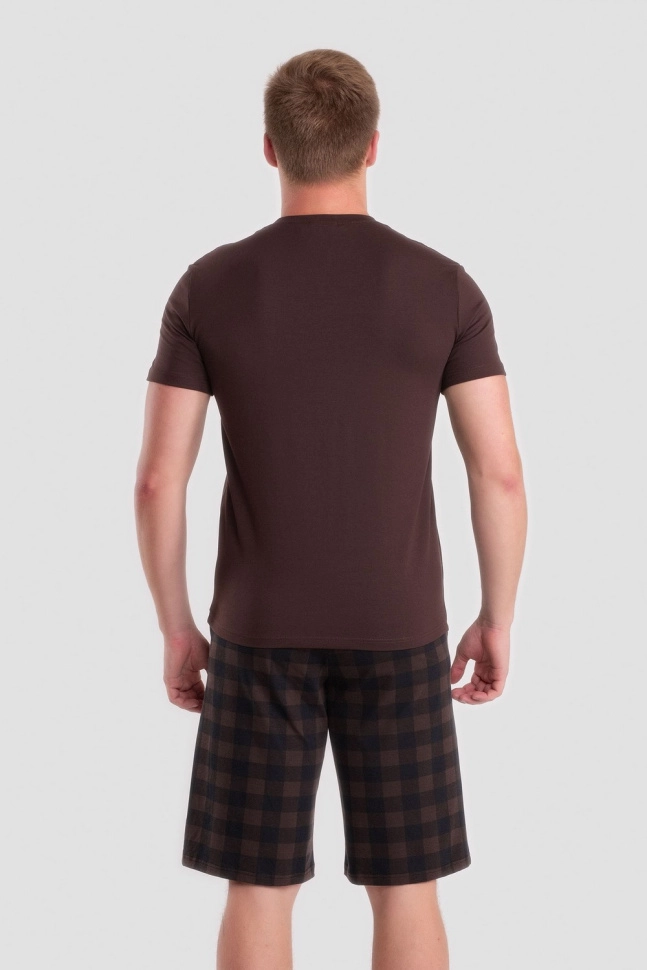 Комплект муж,s7806,s7806/29(горький шоколад комб.,корич,чер,шоколадный баритон  2096 А/ V10), (48-182,188)