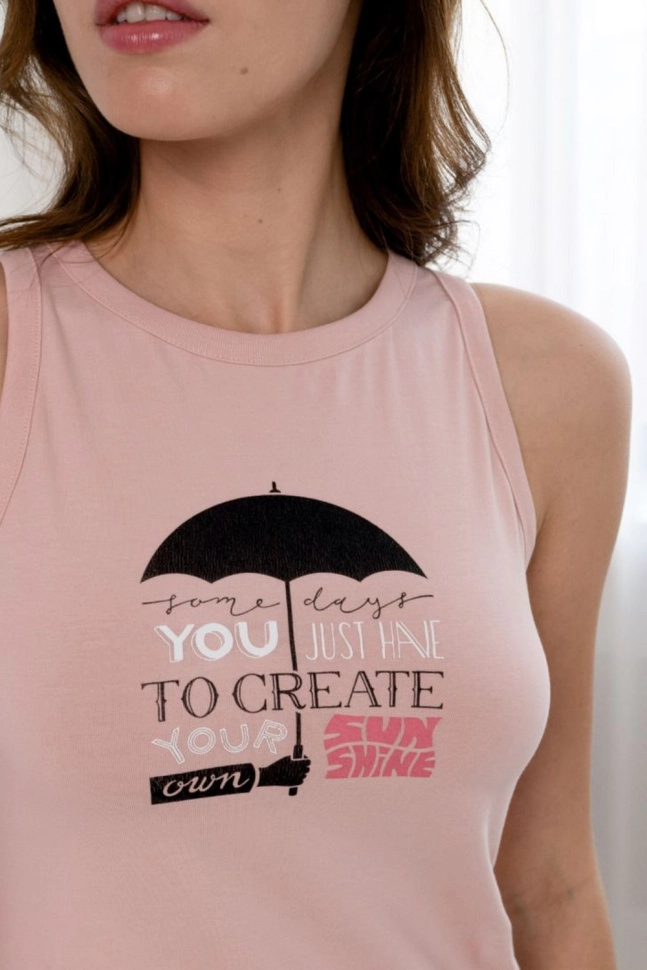 Сорочка ноч жен,60175,2s-520.1096(светло-розовый,роз,,зонтик), (42-170)