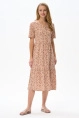 Платье жен,n1396,n1396-f34.5s03(карамельный,беж,,оранж тюльпаны), (48-164)