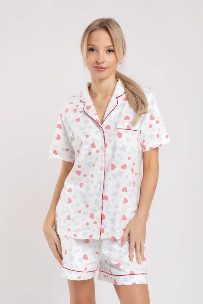 Пижама жен,s5058,s5404,s5404/24(Любушка тофу с рис. 4296,молоч,,разноцв сердечки), (44-170)