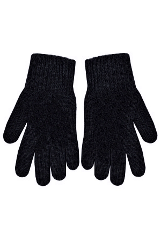Перчатки жен,а41101,а41101-17(чёрный,чер,,меринос), (17)