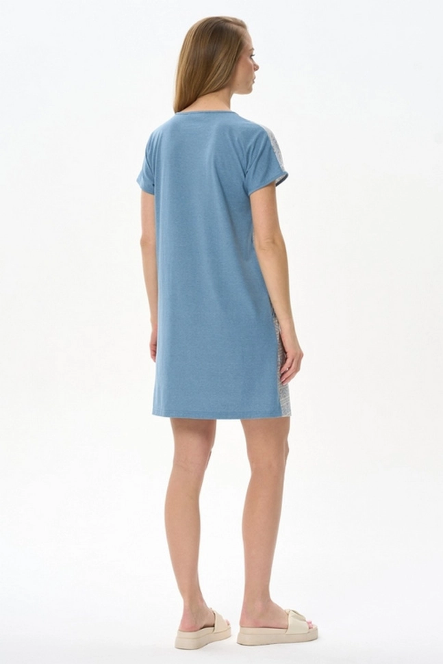 Платье жен,n1690,n1690-e54.4f11(серо-голубой,сер-св,голмел,орнамент), (44-164)