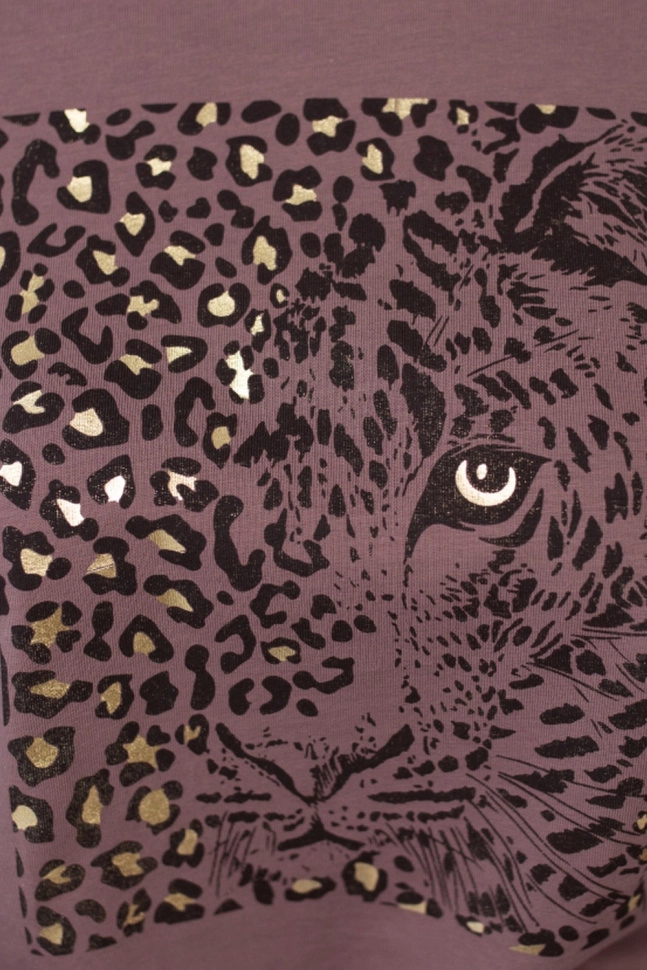 Джемпер жен,668244,5с5060(тауп,корич,,глитер леопард), (46-158,164)