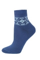 Носки жен,б1407,514(т.джинс,син,,орнамент), (23)