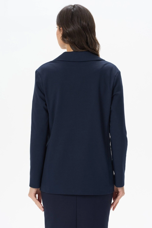 Жакет жен,f0662,f0662-o59.3f02(тёмно-синий,син-т,,), (48-164)