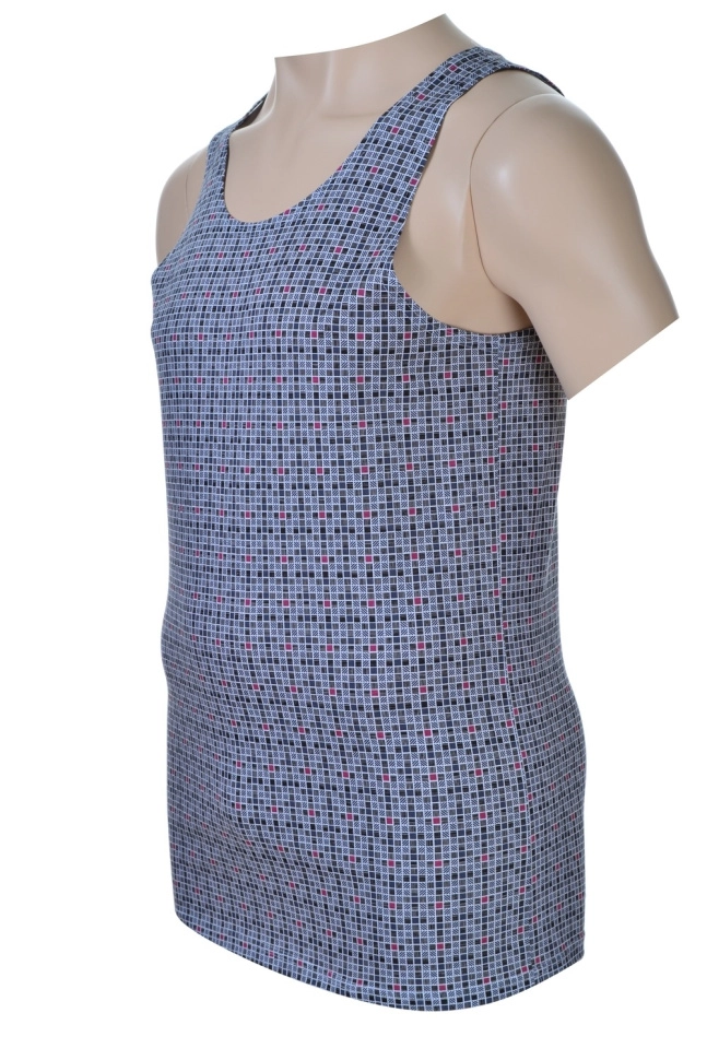 Майка муж,р103079,-(клеточка бордовая,сер,,черн борд клет), (48-182,188)