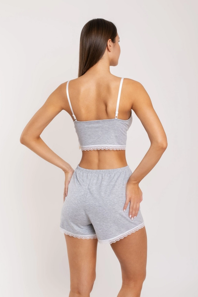 Пижама жен,s5538,s5639,s5639/16(серый меланж,сермел,,), (50-170)