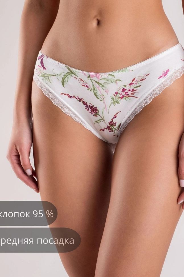 Трусы жен,s4127,s4518,s4518/34(тофу с рис. 11026,молоч,,цветы), (46)