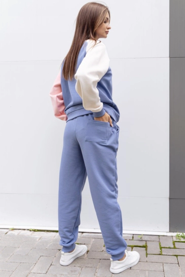 Брюки жен,50096,2f-732(голубой,син,,), (44-170)