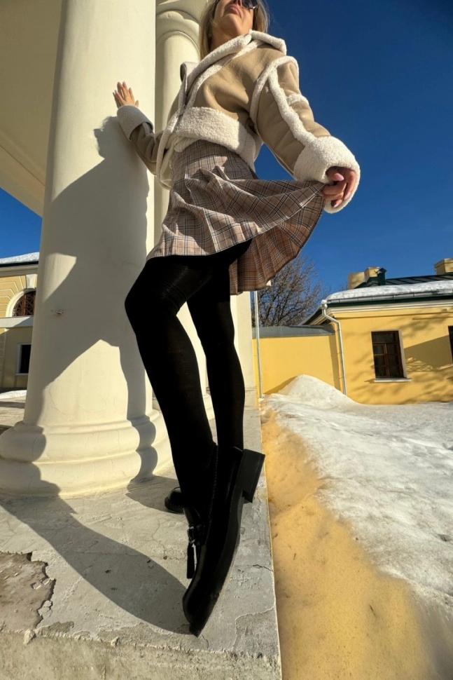 Колготки жен,с1155,-(черный 9Е1049 Леонора48/1,чер,,меринос спецзаказ), (158-48-50)