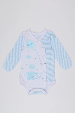 Боди мал,в407922,-(ровнялки голубые,гол,,слоник гол полока), (18-56)