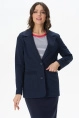 Жакет жен,f0662,f0662-o59.3f02(тёмно-синий,син-т,,), (48-164)