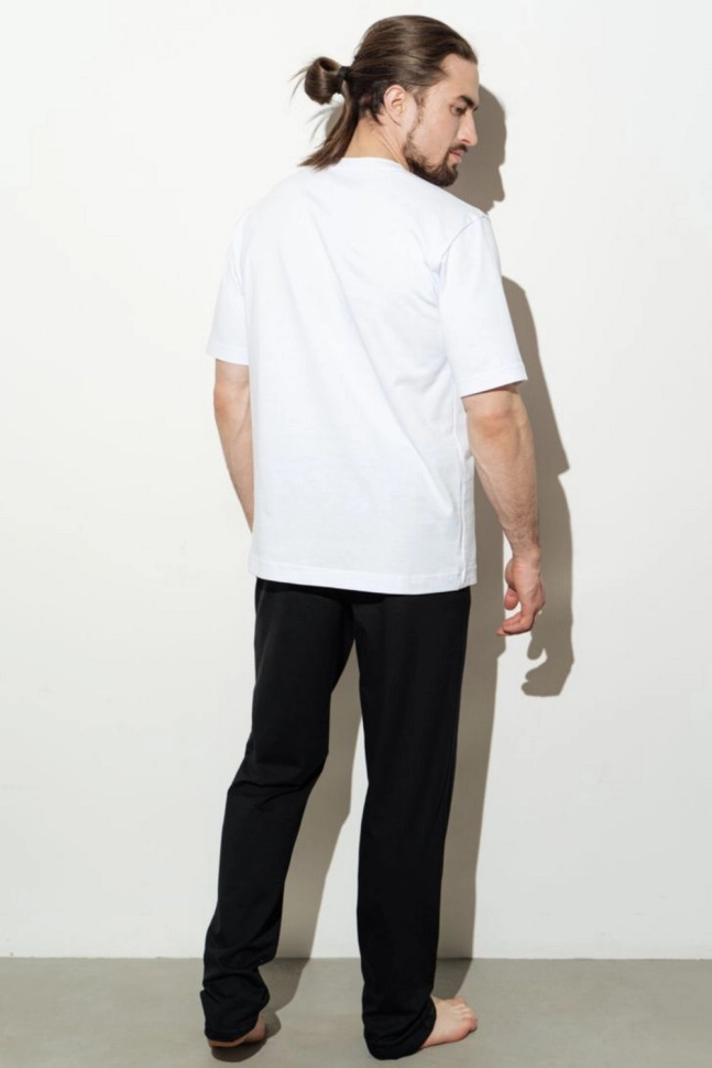 Брюки муж,50060,4h-911(черный,чер,,), (46-182,188)