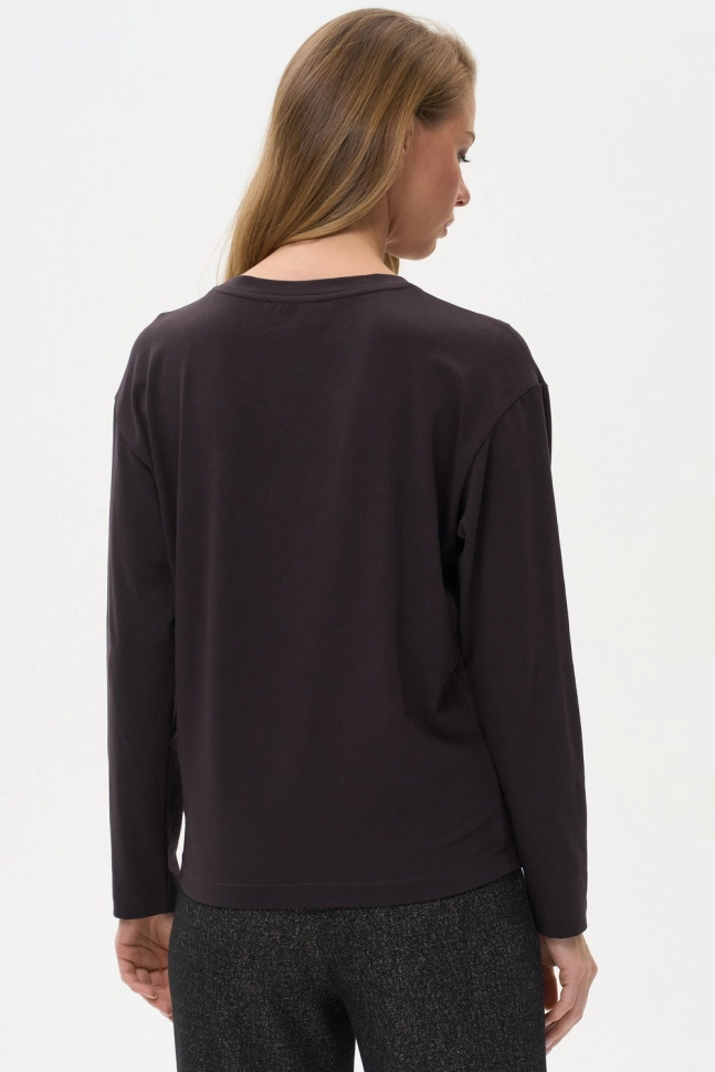 Джемпер жен,k5700,k5700-r89.5f16(тёмно-коричневый,корич,,стразы), (50-164)