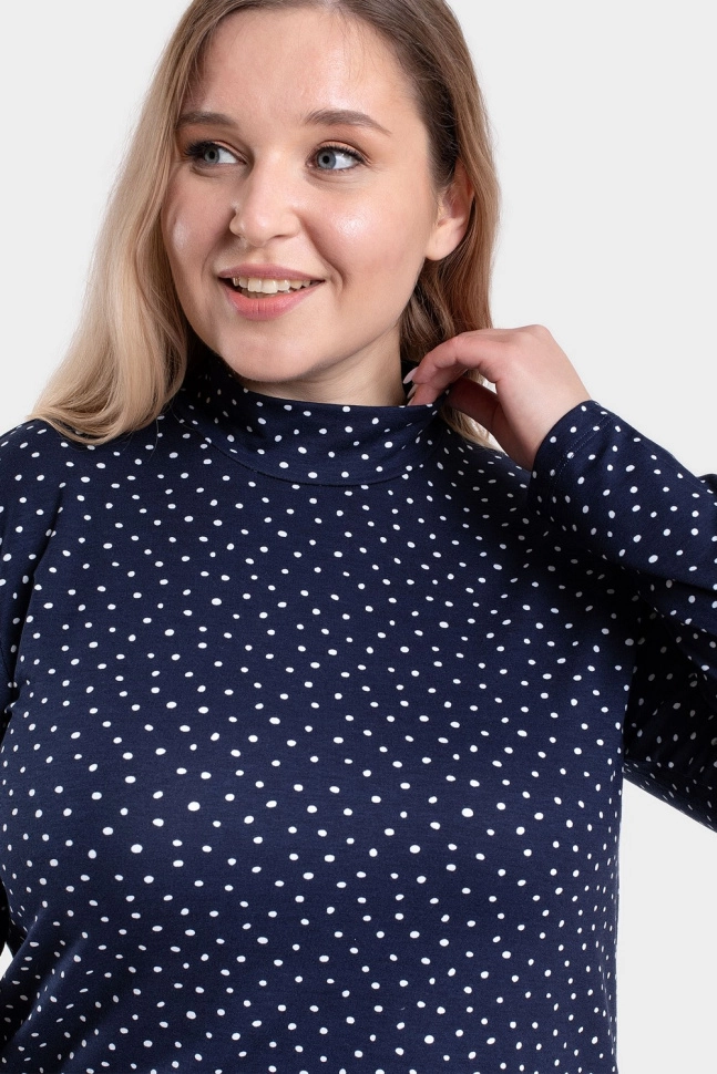 Джемпер жен,а130,а13005(бел горош,син-т,,), (50-170)