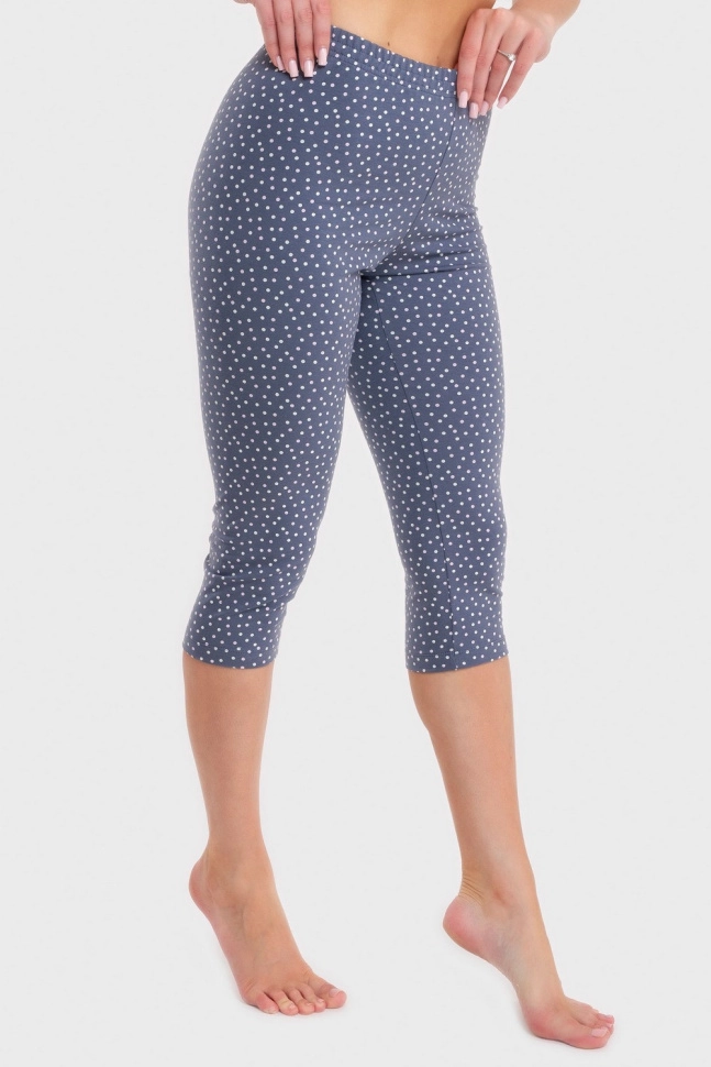 Бриджи жен,s6657,s6657/81(мышиный горошек,сер-т,,мышиный горошек 02-0911-v-2), (48-170)