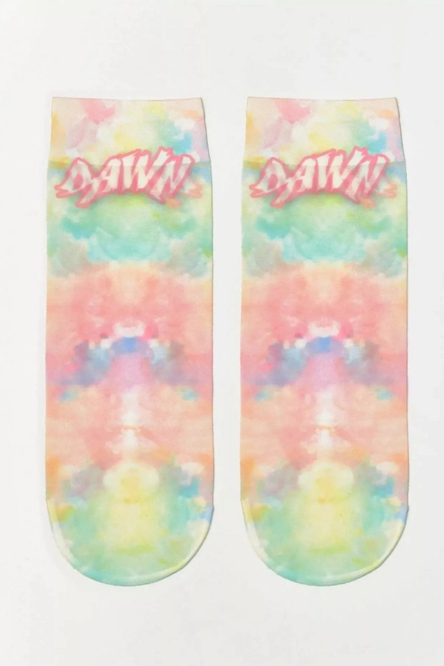 Носки жен,18с-76сп,248(,зел-св,,омбре), (23-25)