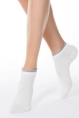 Носки жен,12с-32сп,035(белый-сиреневый,бел,,сирен с люрексом вставки), (23)