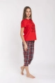 Пижама жен,s5290,s5290(красный комб.,красн,,теплая клетка 6359а), (46-170)