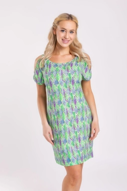 Сорочка ноч жен,s8160,s8160/10(фиджи,зел,,фиджи DJ-001849-02), (44-164)