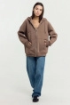 Куртка жен,172099/1,22/25277ц-7п(тауп,корич,,), (46-164,170)