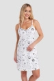 Сорочка ноч жен,s8629,s8096,s8096/26(молочный с рис. 3317,молоч,,созвездия на молочном), (44-170)