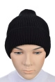 Шапка муж,с6374,9с0196(черный 9Е1049 Леонора,чер,,меринос спецзаказ), (60)