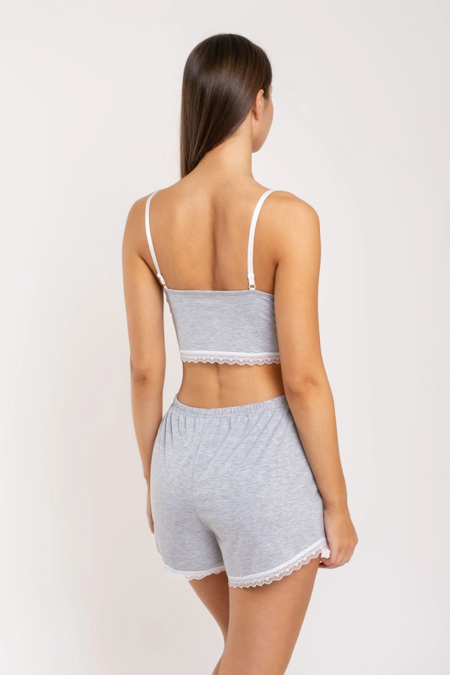 Пижама жен,s5538,s5639,s5639/16(серый меланж,сермел,,), (50-170)