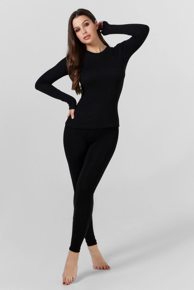 Легинсы жен,742222,24-26483ц-5(черный,чер,,), (42-170)